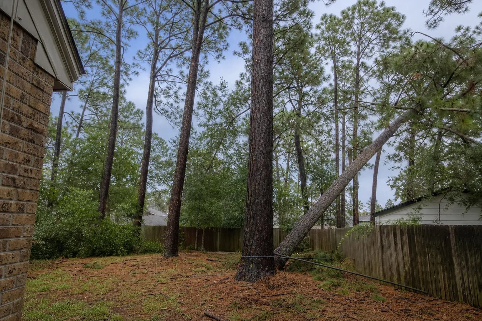Seasoned local firewood split from Jacksonville tree work