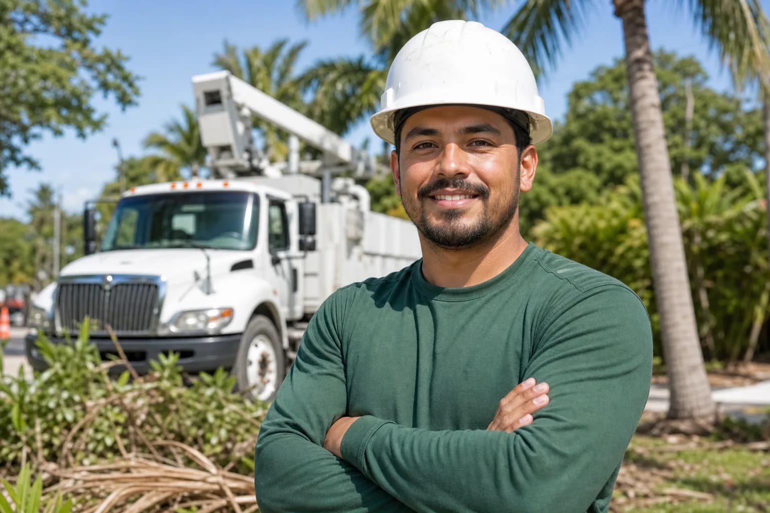 Mike Hernandez, owner of Arbros Tree Service